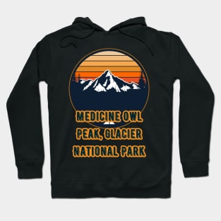 Medicine Owl Peak, Glacier National Park Hoodie